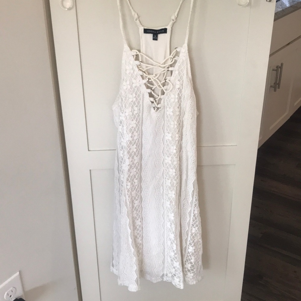 White lace sundress